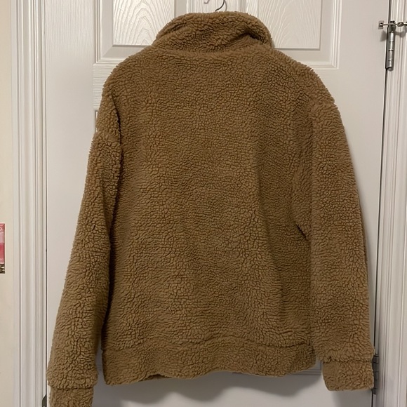 Tan Women’s Teddy Jacket (Urban Heritage) - Picture 2 of 2